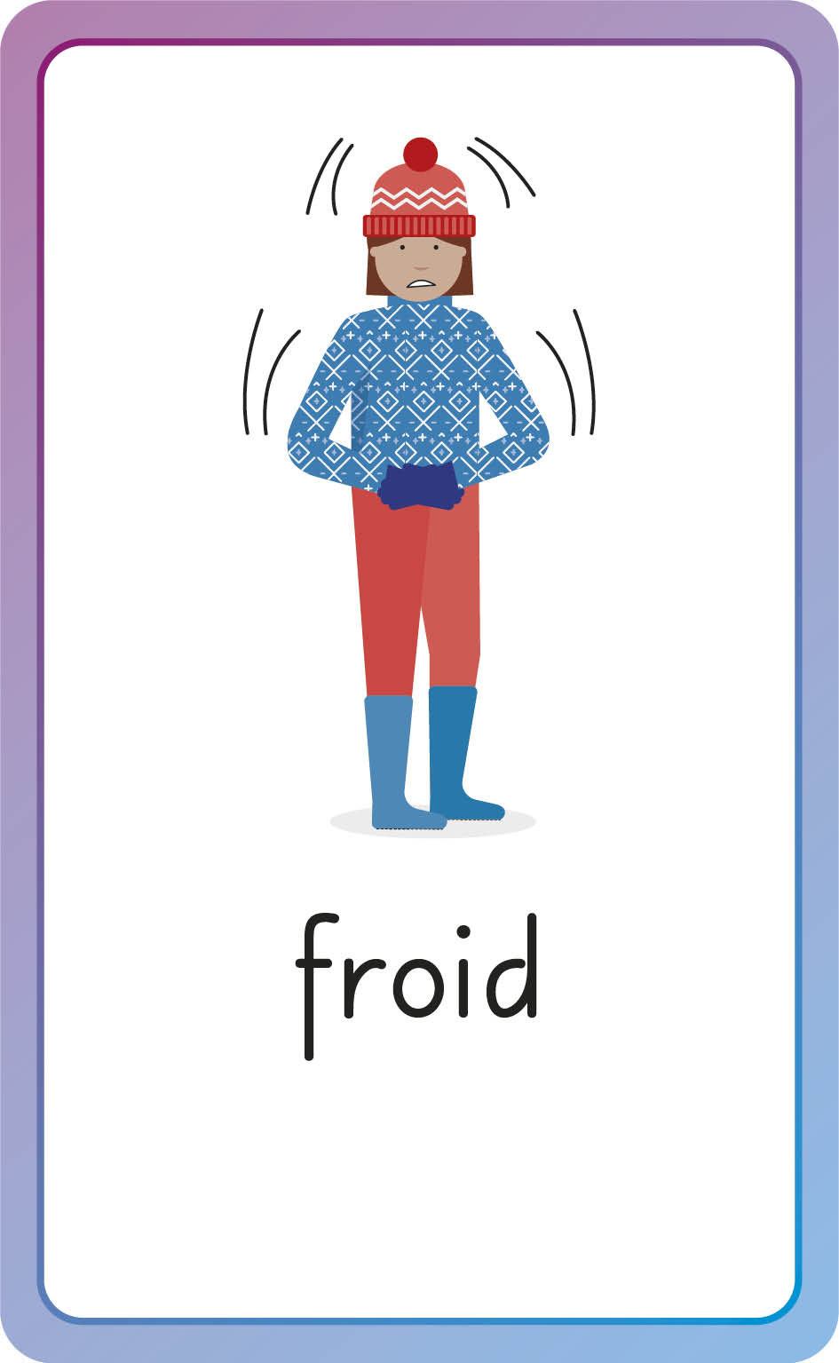 French for Everyone Junior First Words Flash Cards-Spread, Image, (PRHC, Design, Do, Not, Use)-9