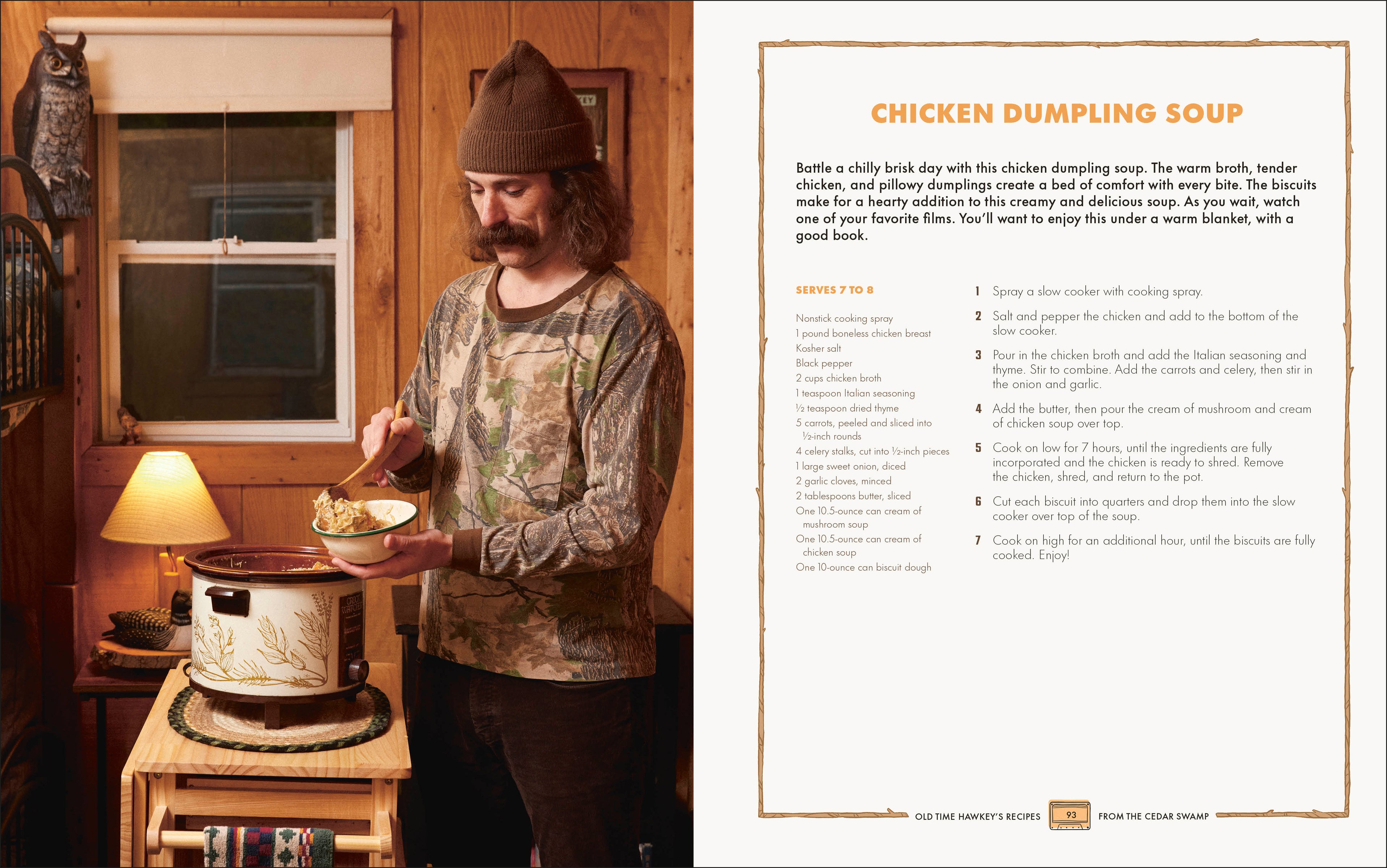 Old Time Hawkey's Recipes from the Cedar Swamp-Spread, Image, (PRHC, Design, Do, Not, Use)-4