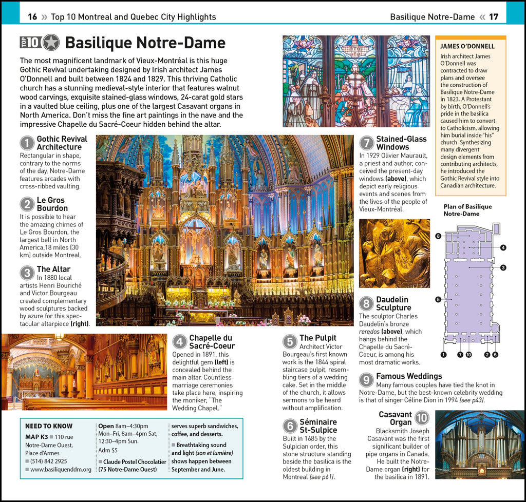 DK Top 10 Montreal and Quebec City