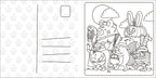 Super Cuties: A Cozy Halloween Coloring Book-Spread, Image, (PRHC, Design, Do, Not, Use)-5