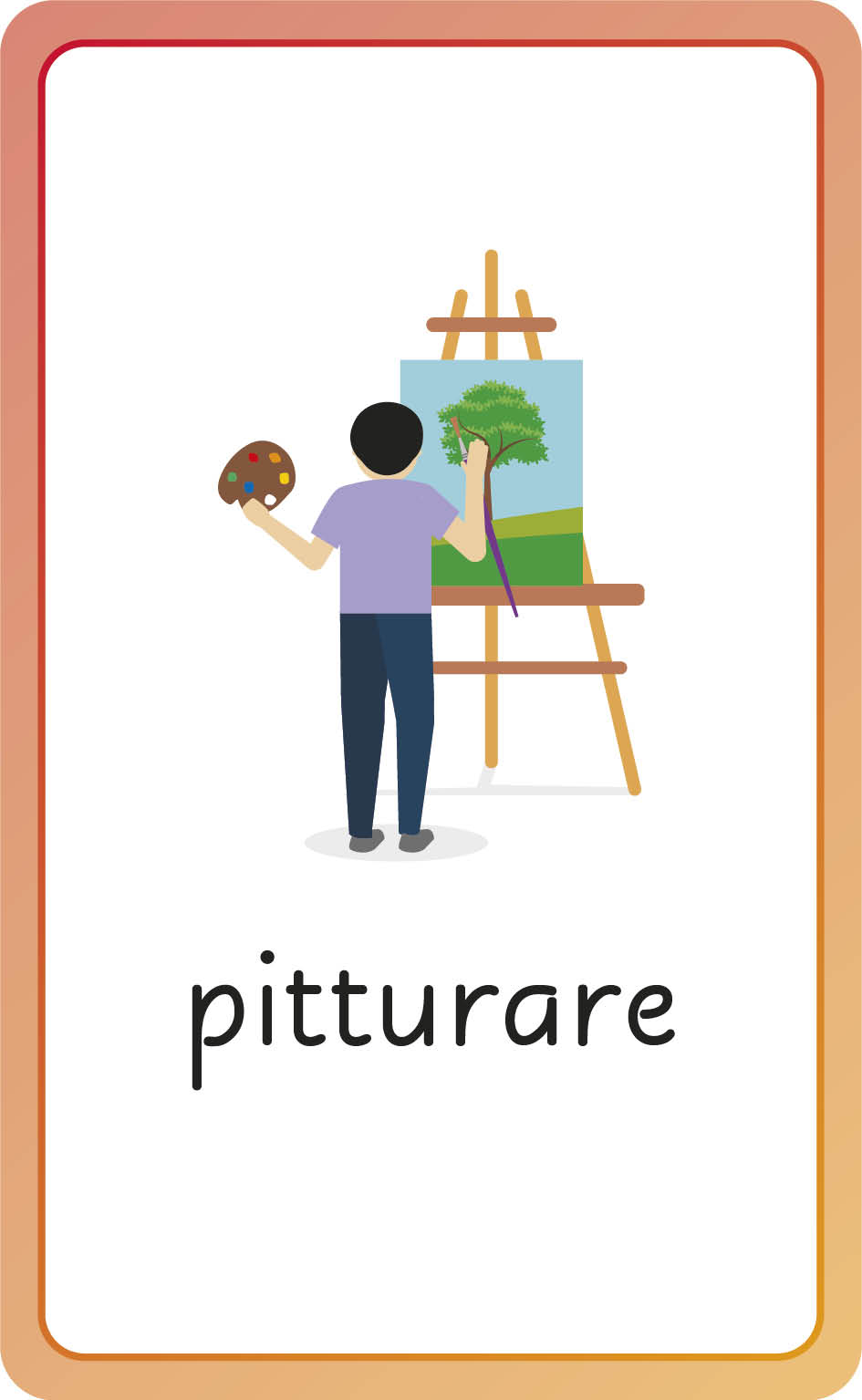 Italian for Everyone Junior First Words Flash Cards-Spread, Image, (PRHC, Design, Do, Not, Use)-7