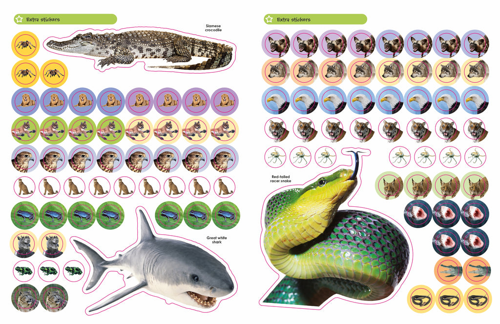 Ultimate Sticker Book: Deadly Animals