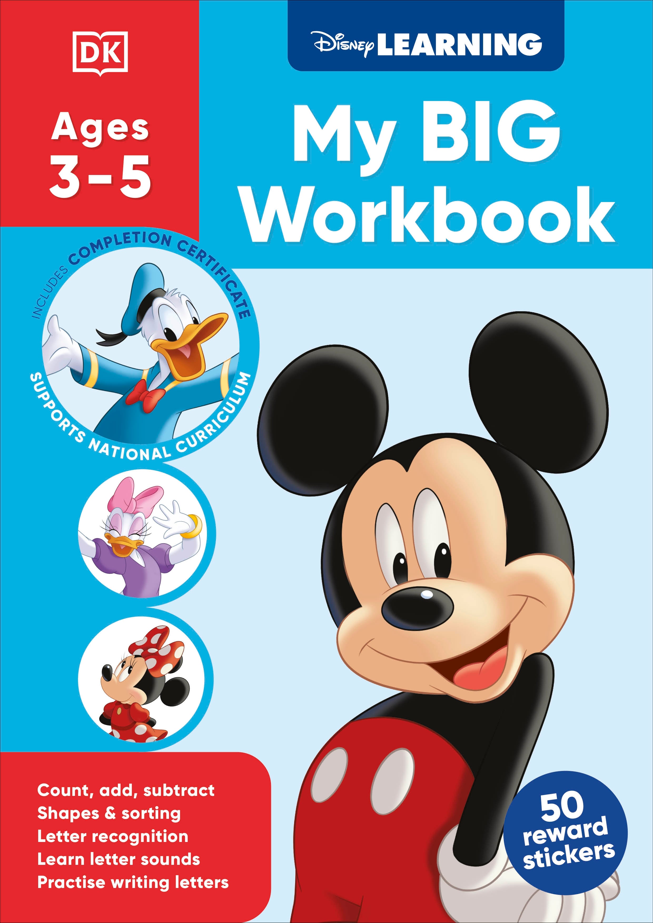 9780241763834-Disney Learning Big Workbook Ages 3-5-Jacket Image-1