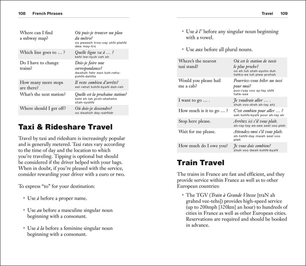 French Phrases for Beginners-Spread, Image, (PRHC, Design, Do, Not, Use)-5