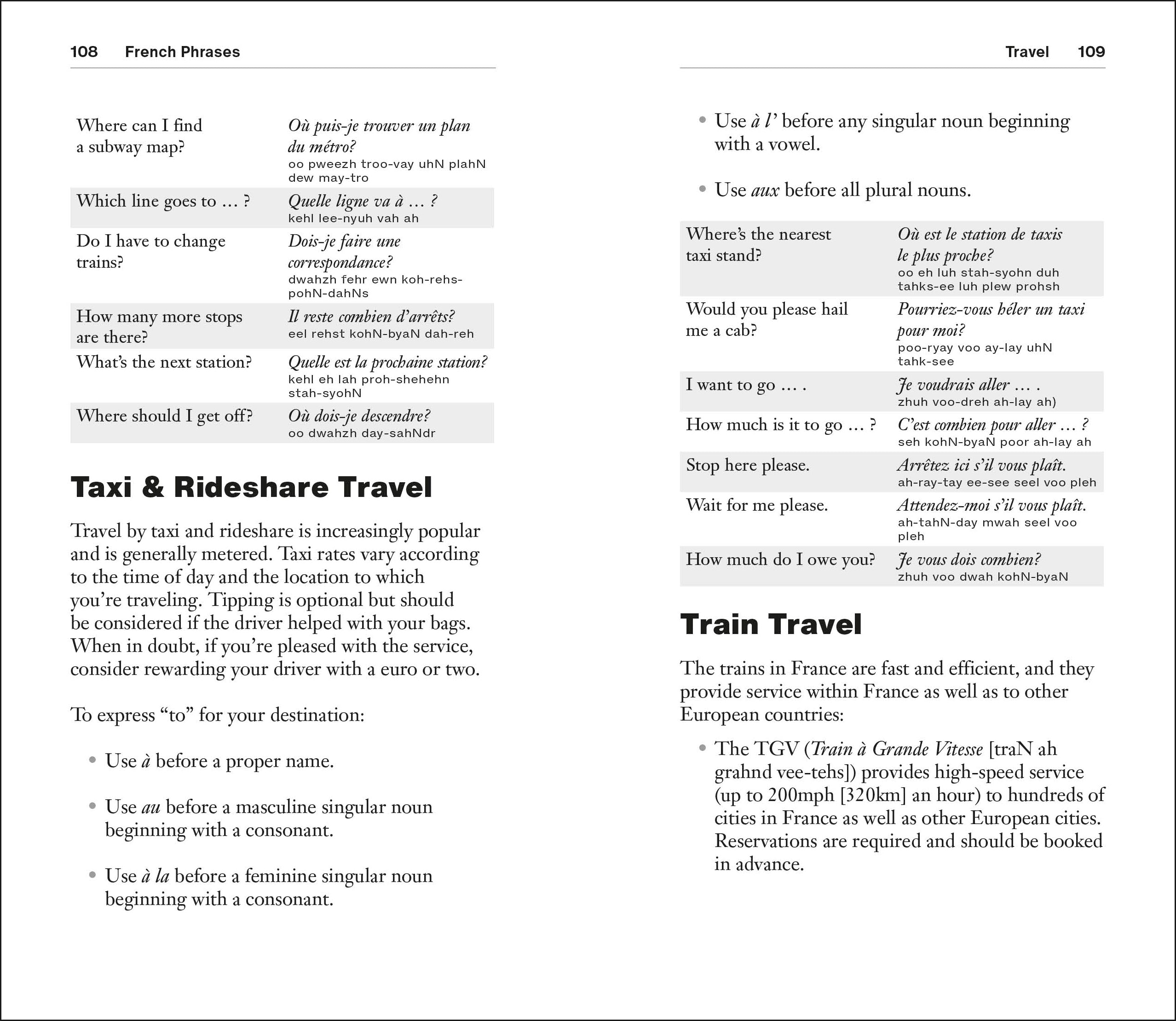 French Phrases for Beginners-Spread, Image, (PRHC, Design, Do, Not, Use)-5