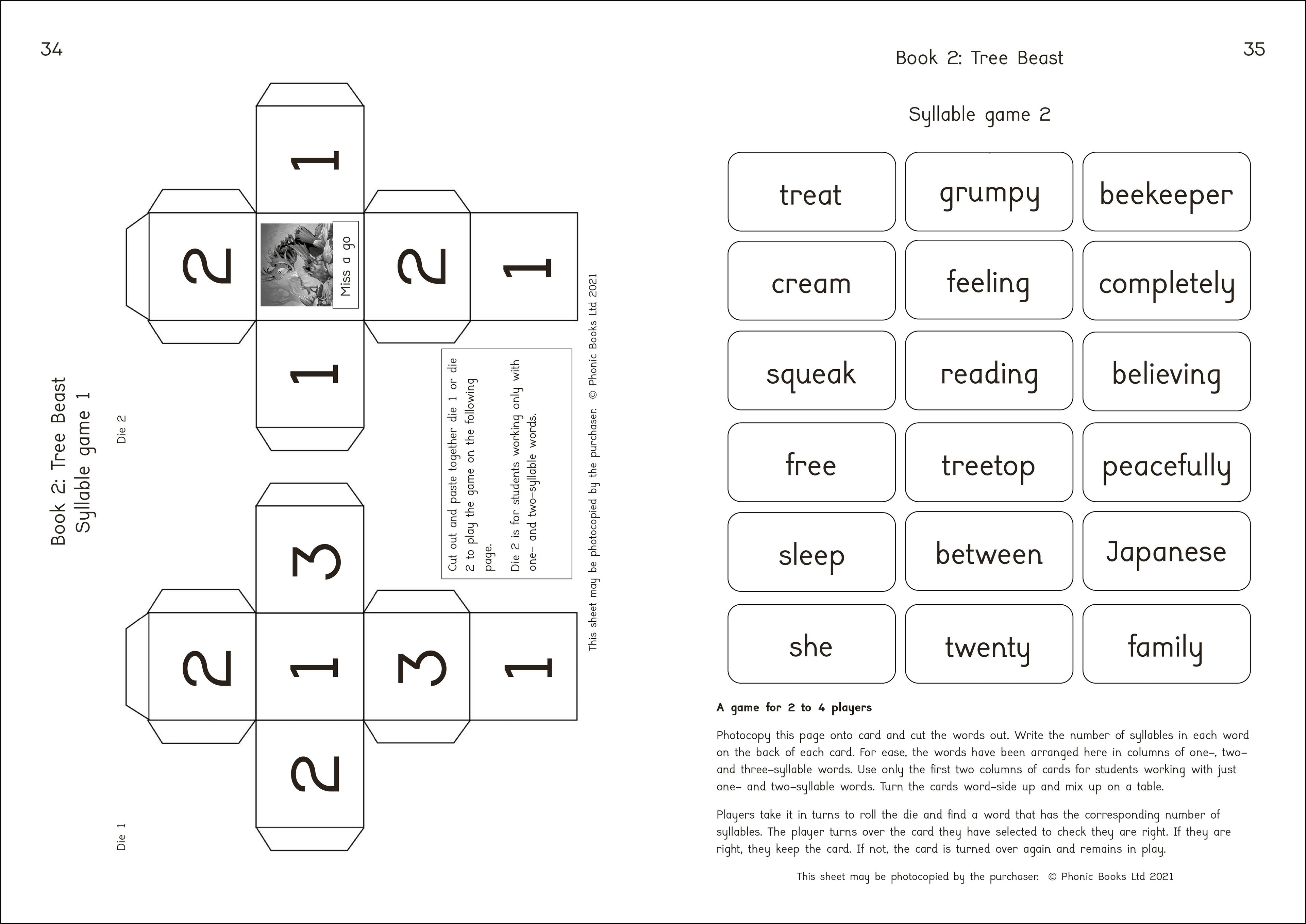 Phonic Books Dragon Eggs Activities