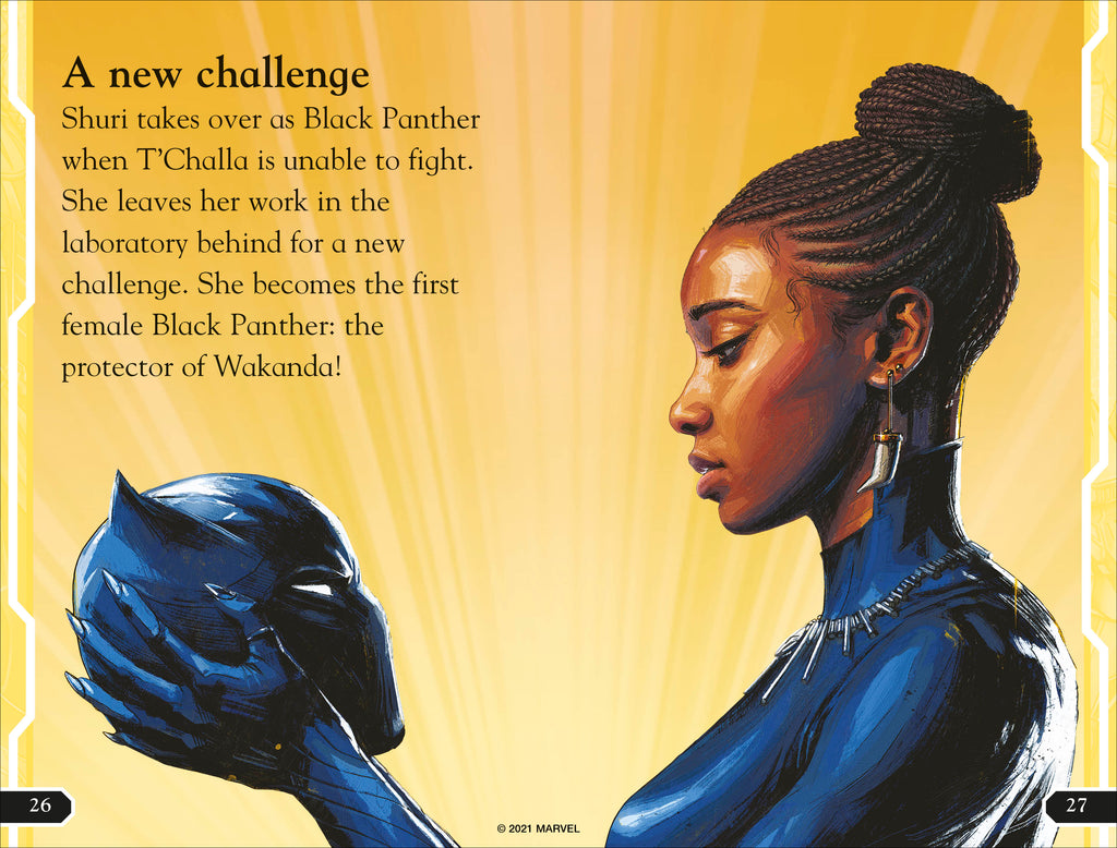 Marvel Black Panther Shuri Defender of Wakanda-Spread, Image, (PRHC, Design, Do, Not, Use)-3