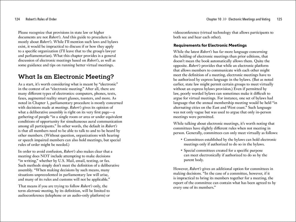Robert's Rules of Order Fast Track-Spread, Image, (PRHC, Design, Do, Not, Use)-5