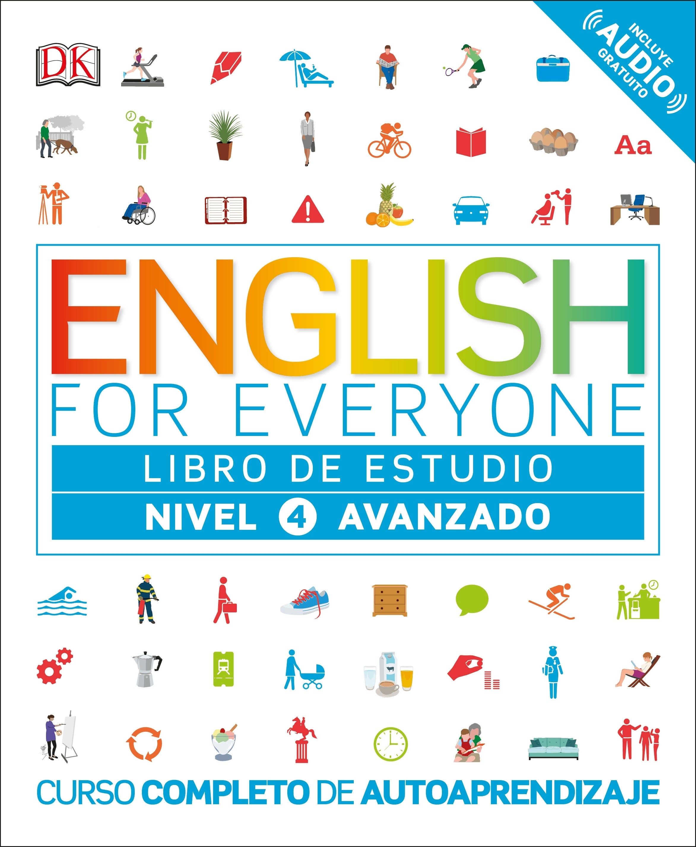 English for Everyone: Nivel 4: Avanzado, Libro de Estudio jacket