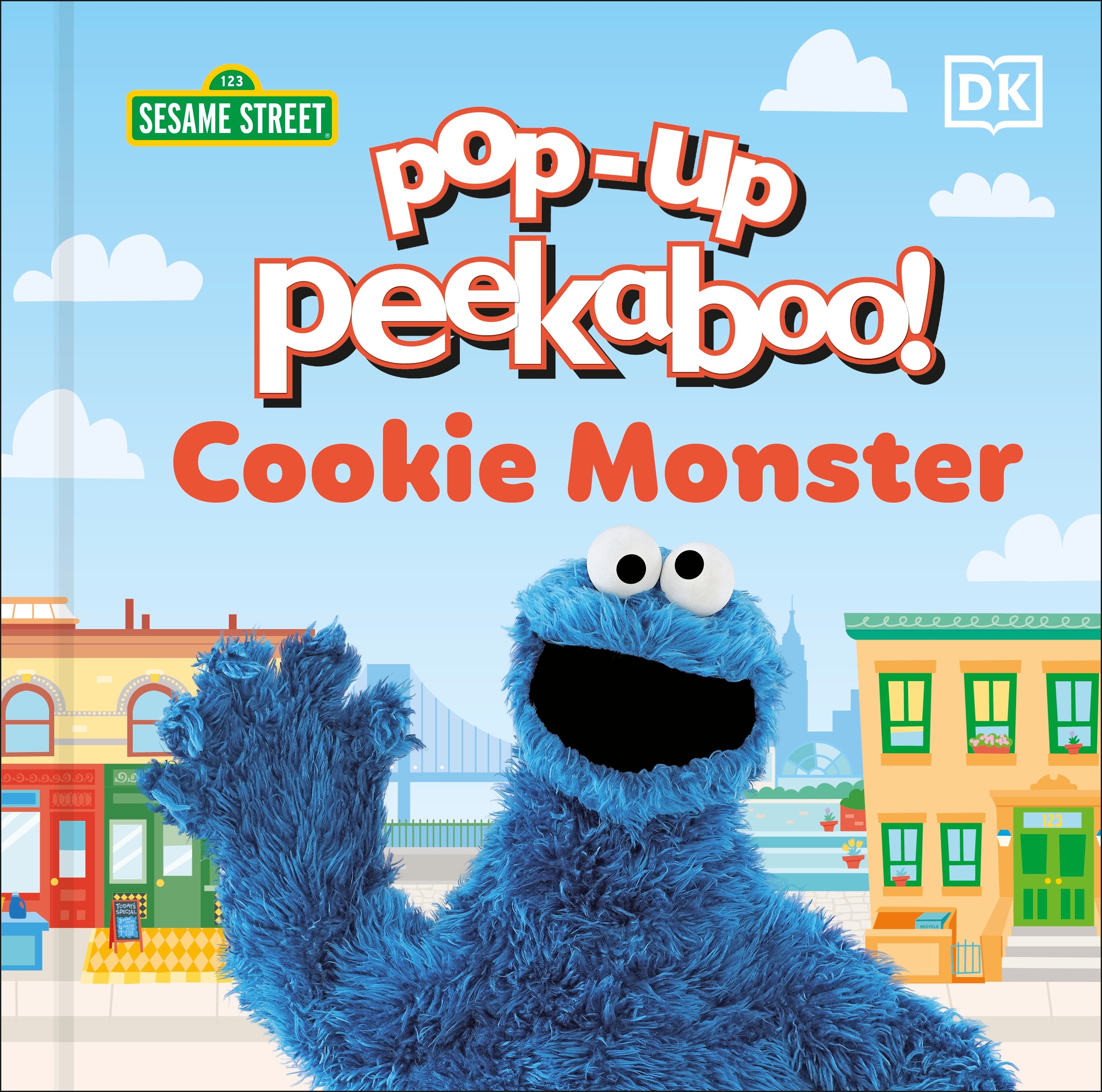 Pop-Up Peekaboo! Sesame Street Cookie Monster- book cover