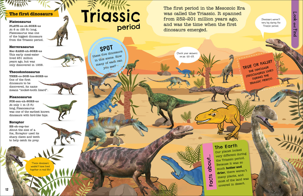The Fact-Packed Activity Book: Dinosaurs-spread image