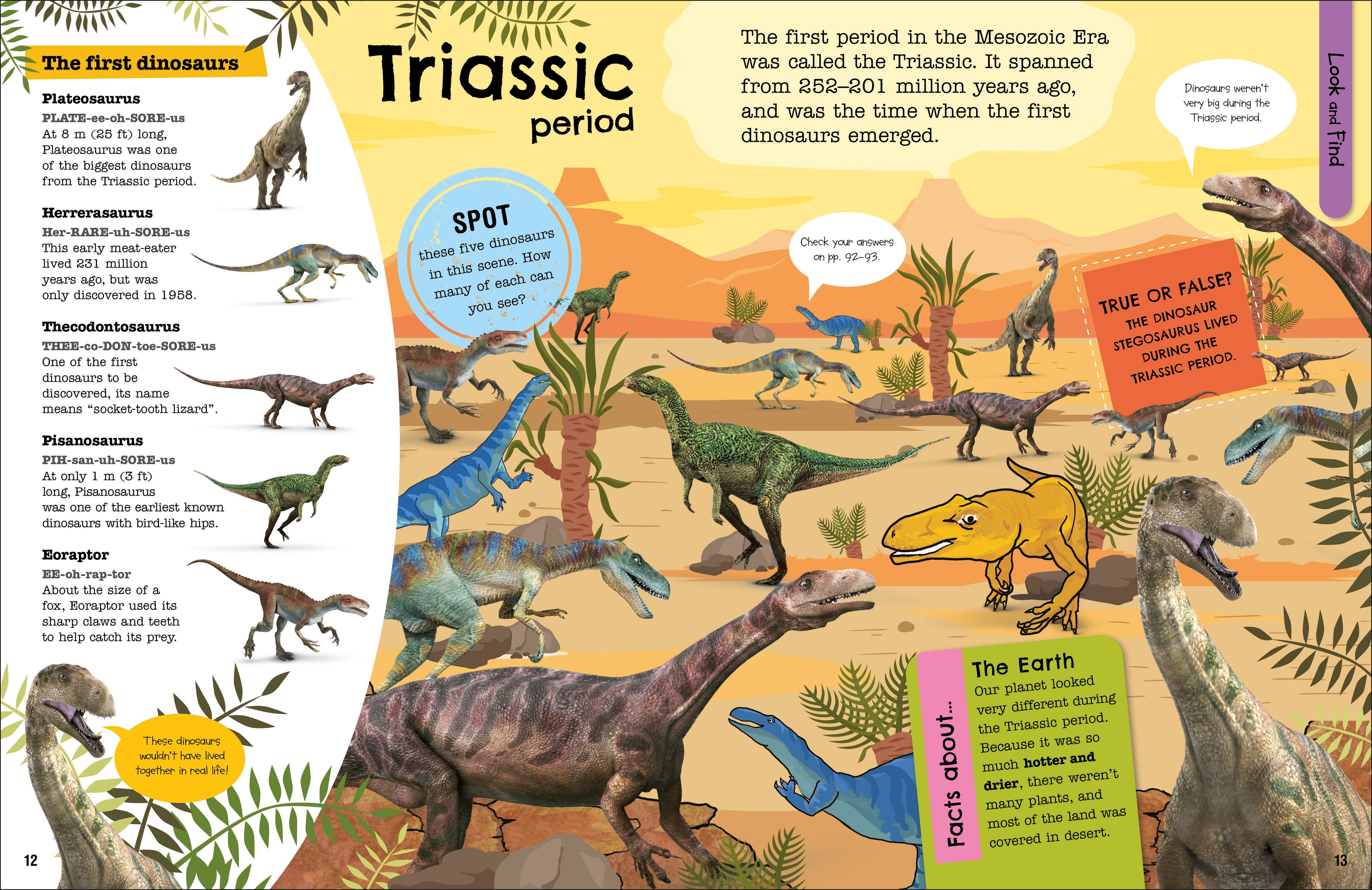 The Fact-Packed Activity Book: Dinosaurs-spread image
