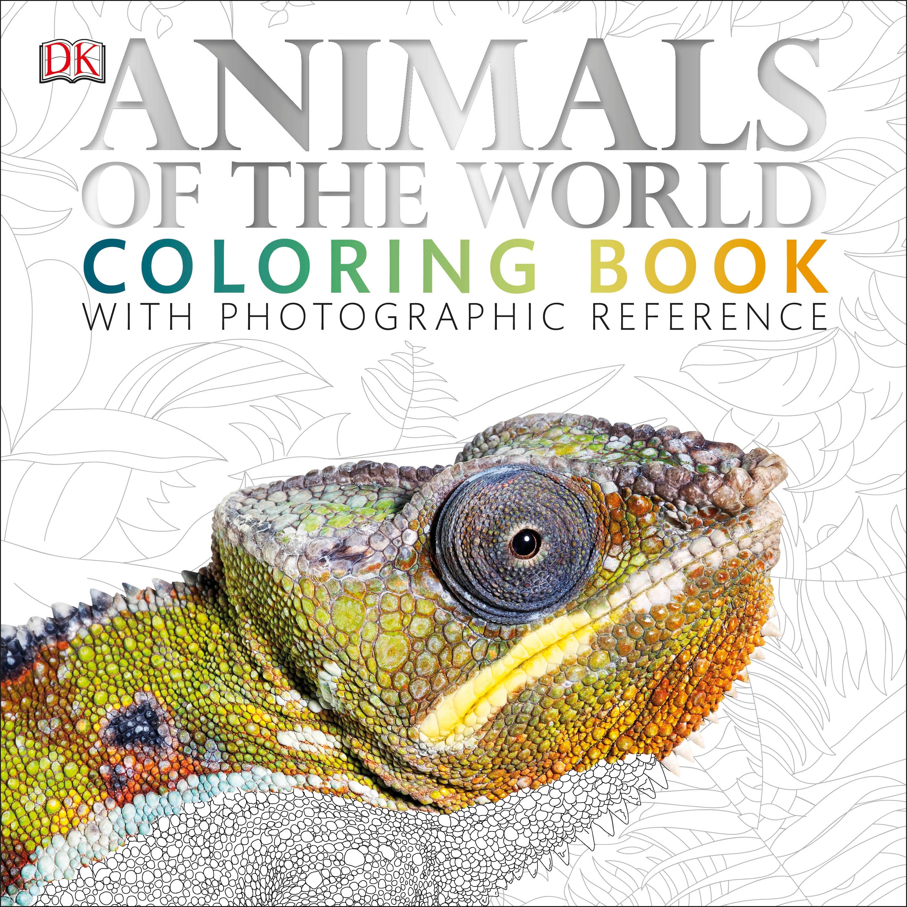 Animals of the World Coloring Book jacket