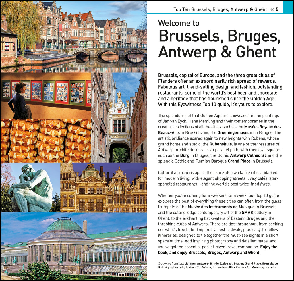 DK Top 10 Brussels, Bruges, Antwerp and Ghent