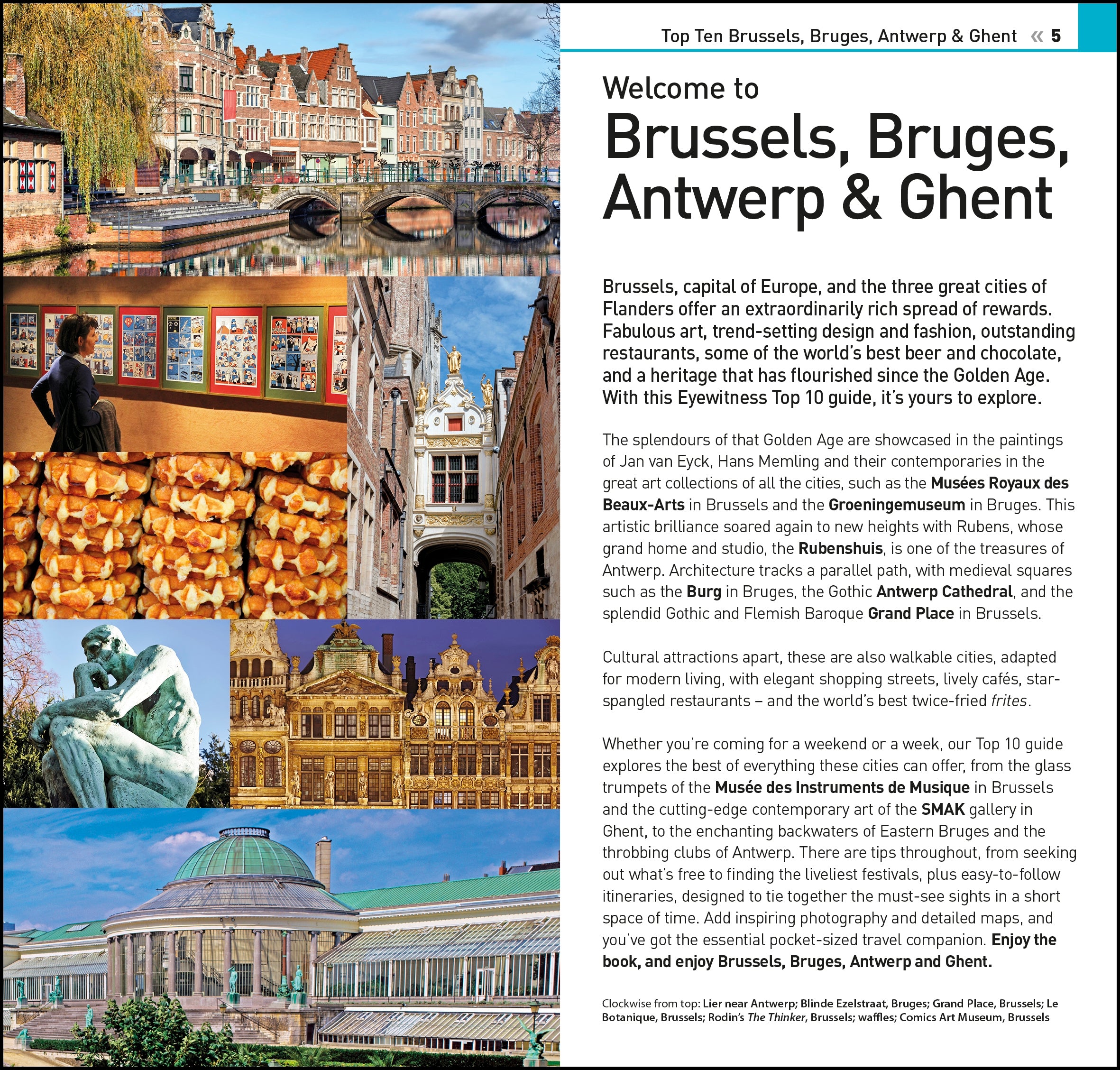 DK Top 10 Brussels, Bruges, Antwerp and Ghent