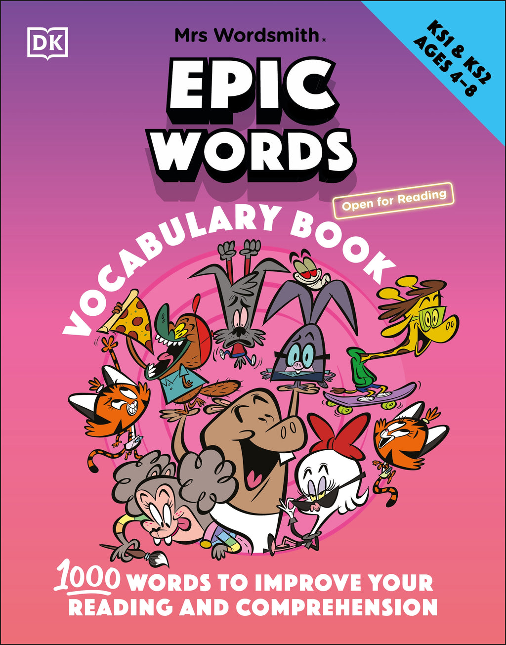 Mrs Wordsmith Epic Words Vocabulary Book, Ages 4-8 (Key Stages 1-2) jacket