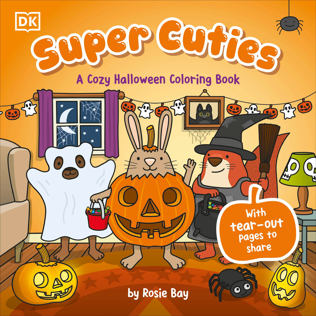 Super Cuties: A Cozy Halloween Coloring Book jacket image