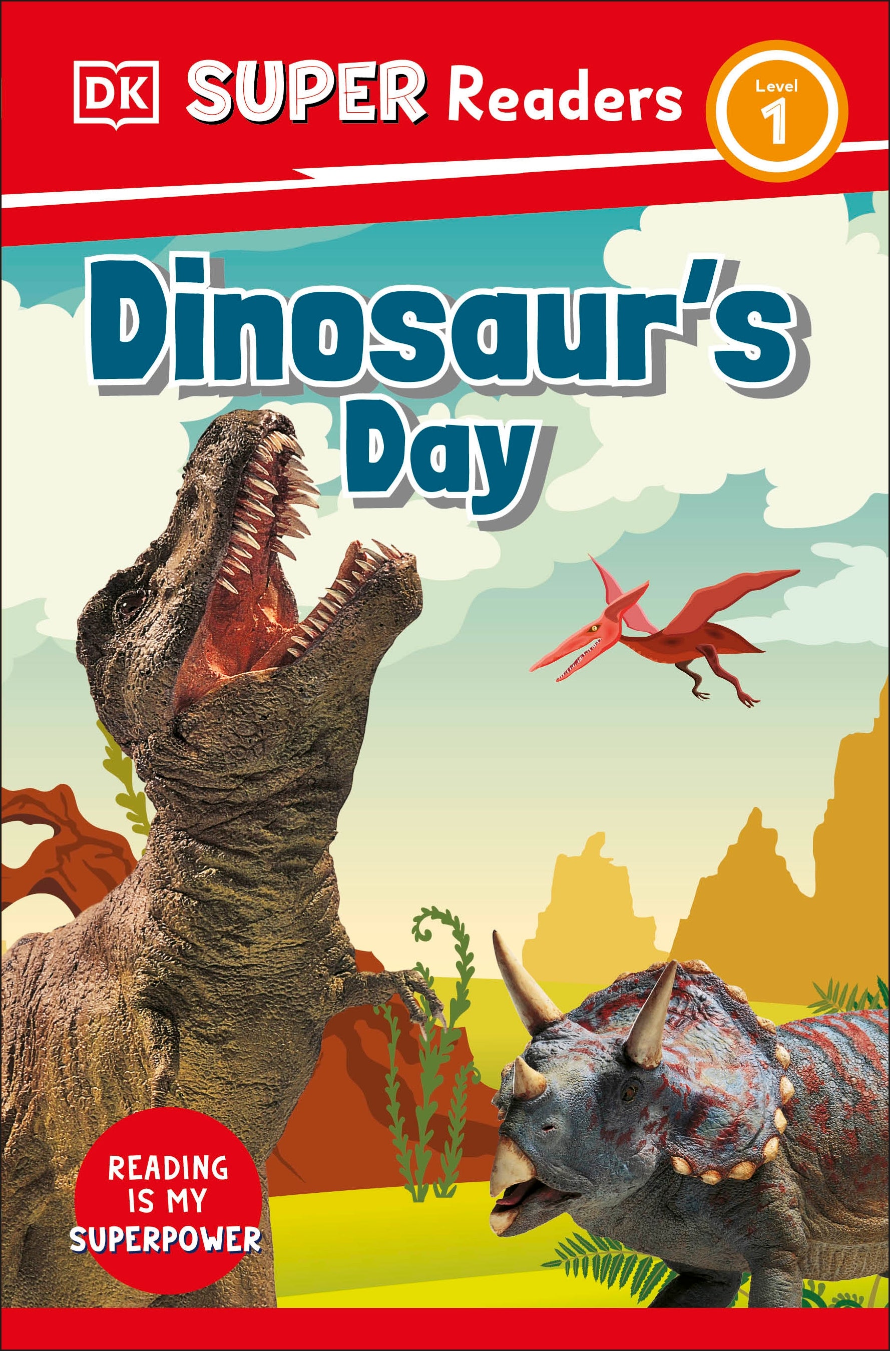 9780241589625-DK Super Readers Level 1 Dinosaur's Day-Jacket Image
