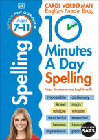 10 Minutes A Day Spelling, Ages 7-11 (Key Stage 2) jacket