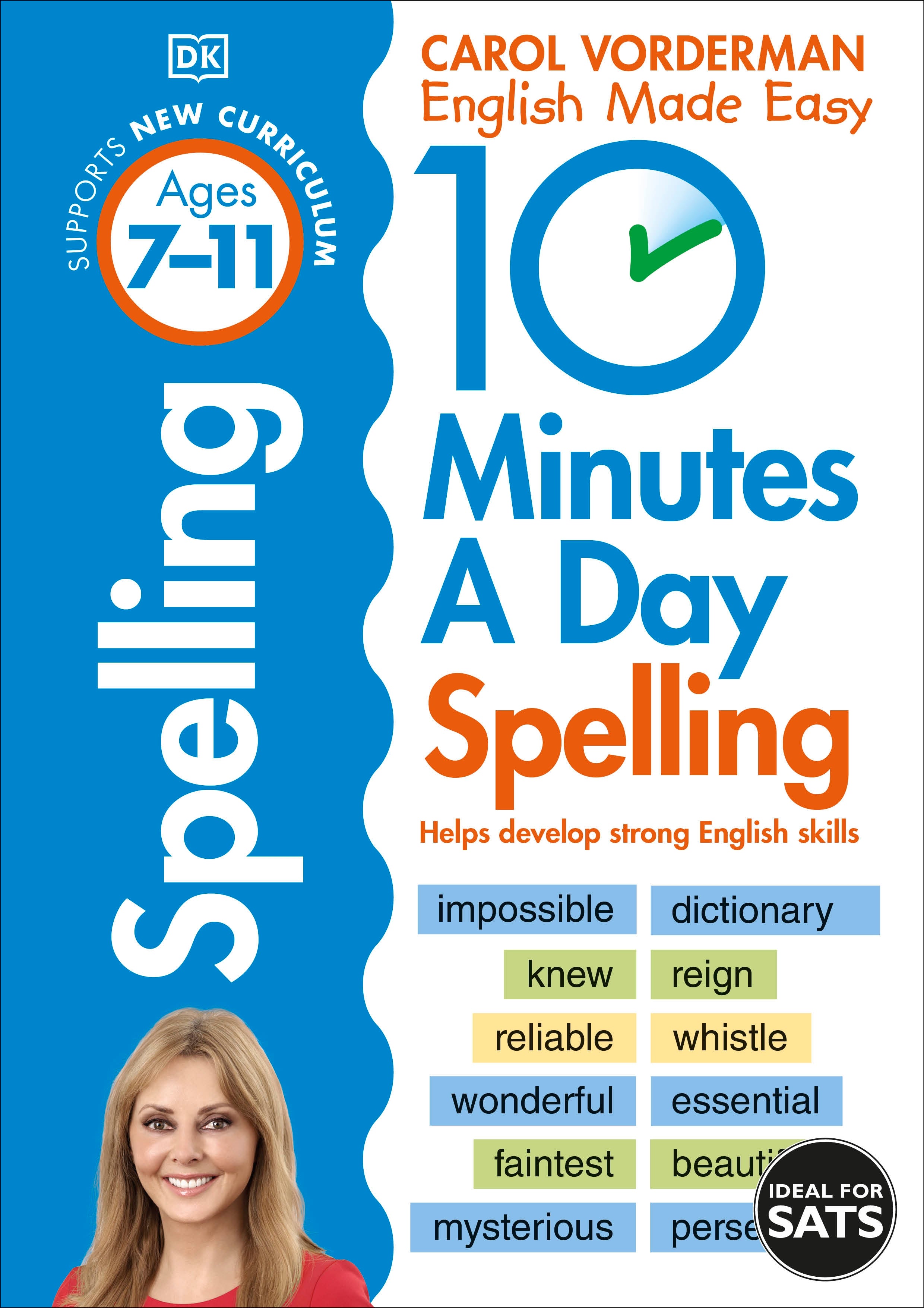 10 Minutes A Day Spelling, Ages 7-11 (Key Stage 2) jacket