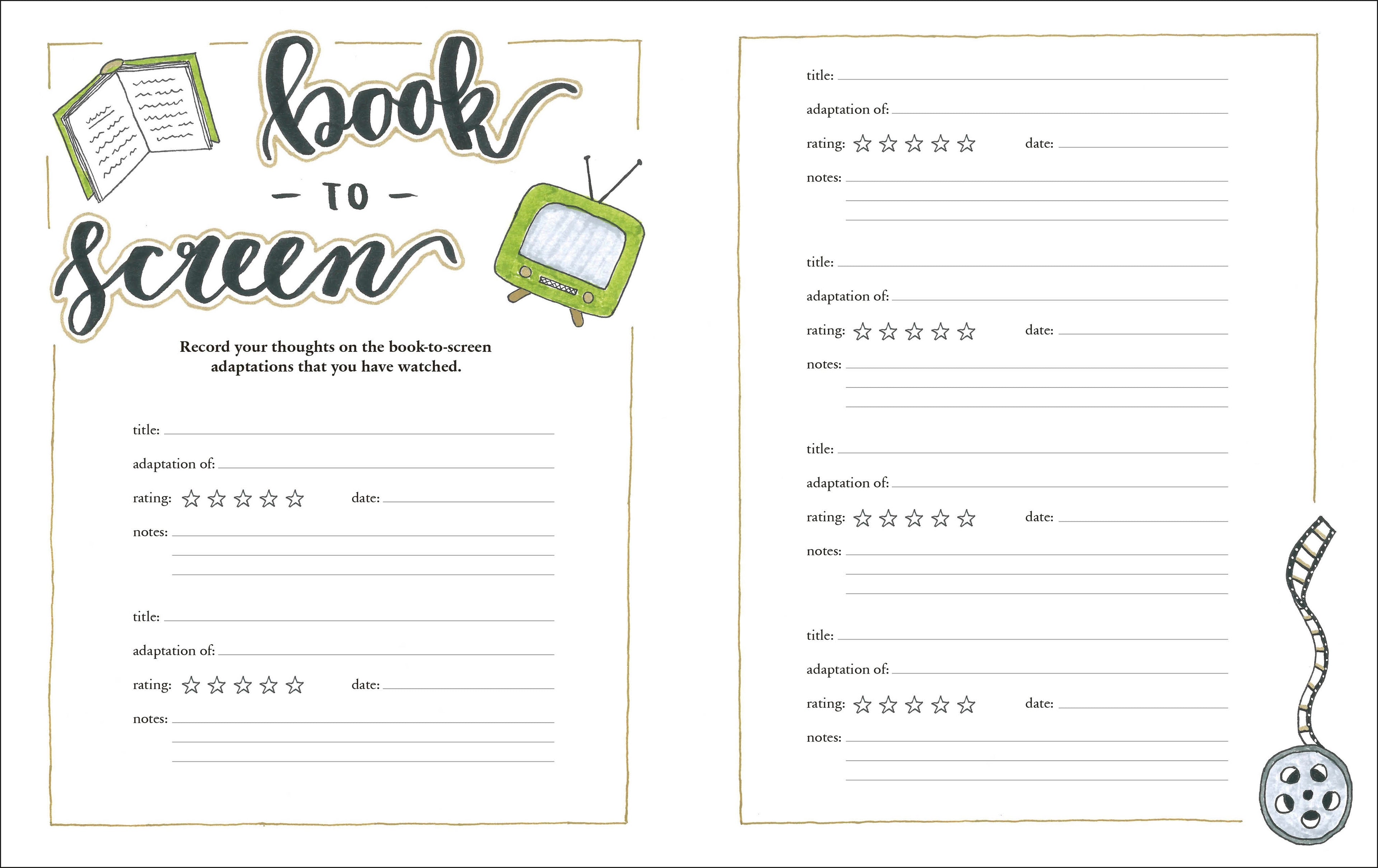 A Clockwork Reader Reading Journal