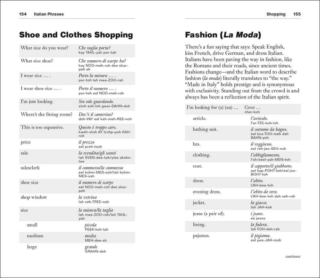 Italian Phrases for Beginners