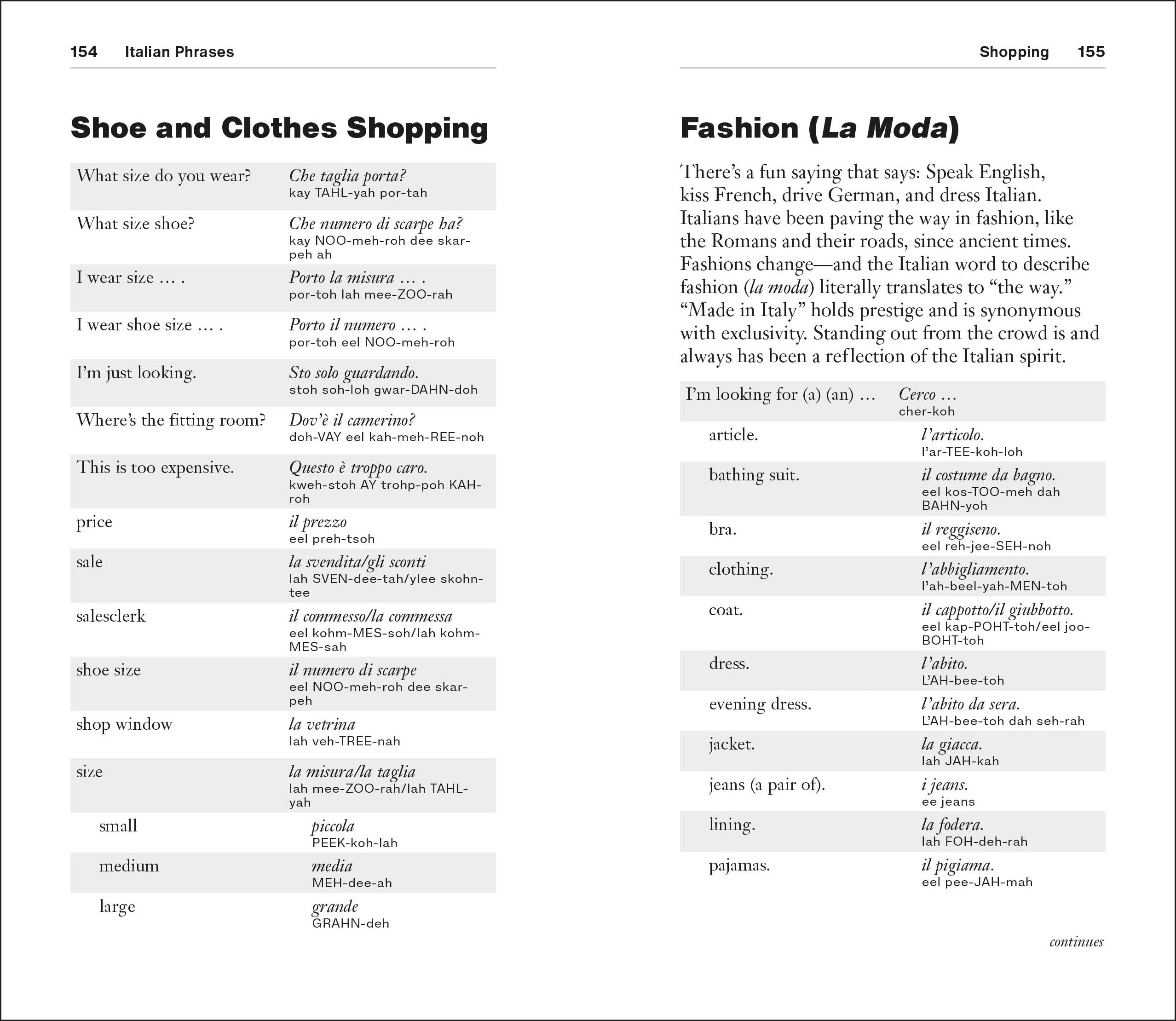 Italian Phrases for Beginners