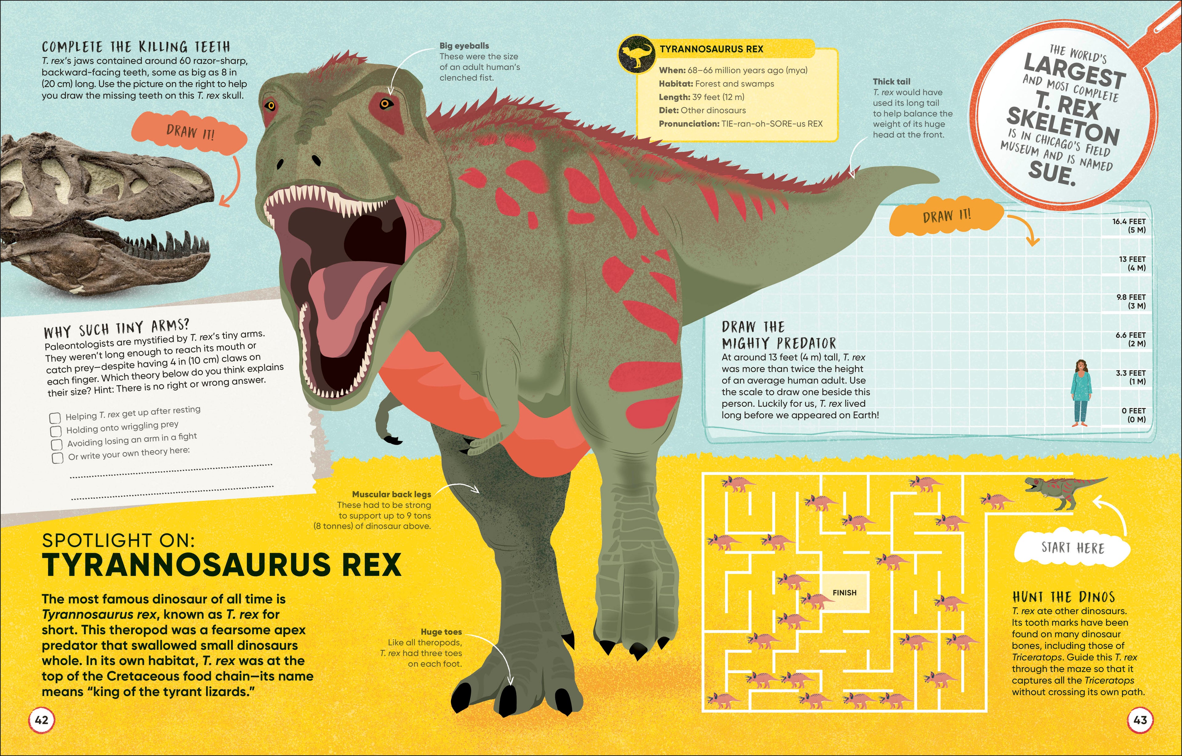 Brain Booster Dinosaurs and Other Prehistoric Creatures-Spread, Image, (PRHC, Design, Do, Not, Use)-7