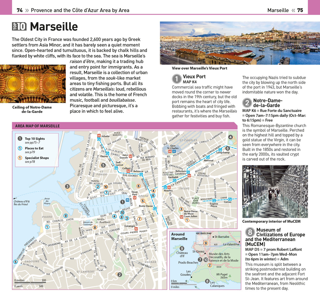 DK Top 10 Provence and the Côte d'Azur