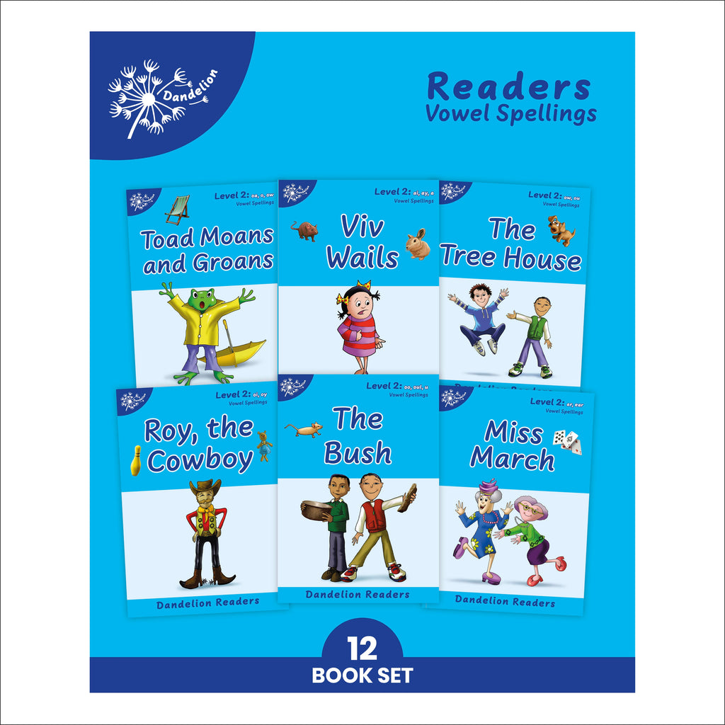 Phonic Books Dandelion Readers Vowel Spellings Level 2 jacket