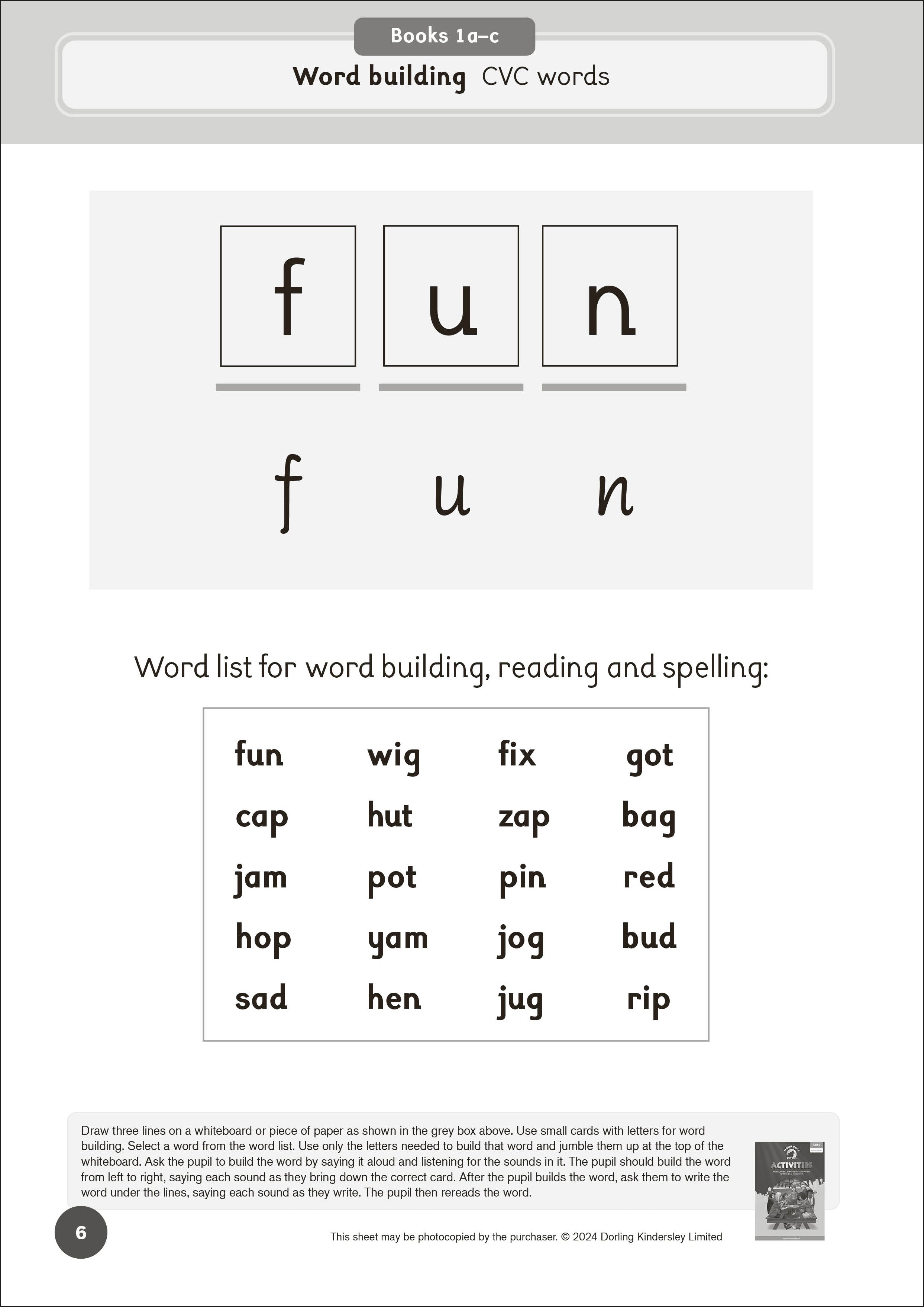 Phonic Books Moon Dogs Extras Set 2 Activities