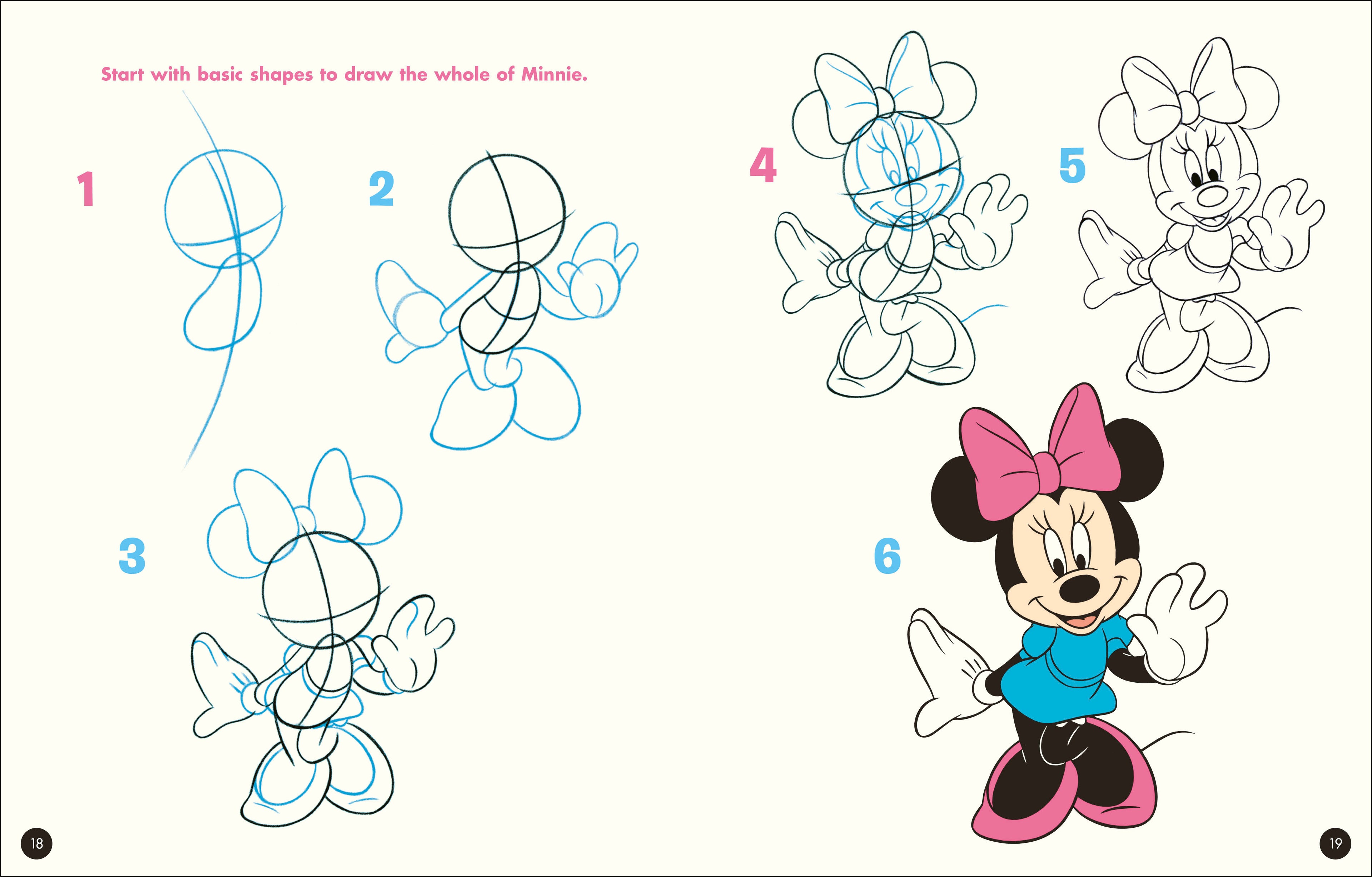 Disney How to Draw Favourite Characters-Spread, Image, (PRHC, Design, Do, Not, Use)-2