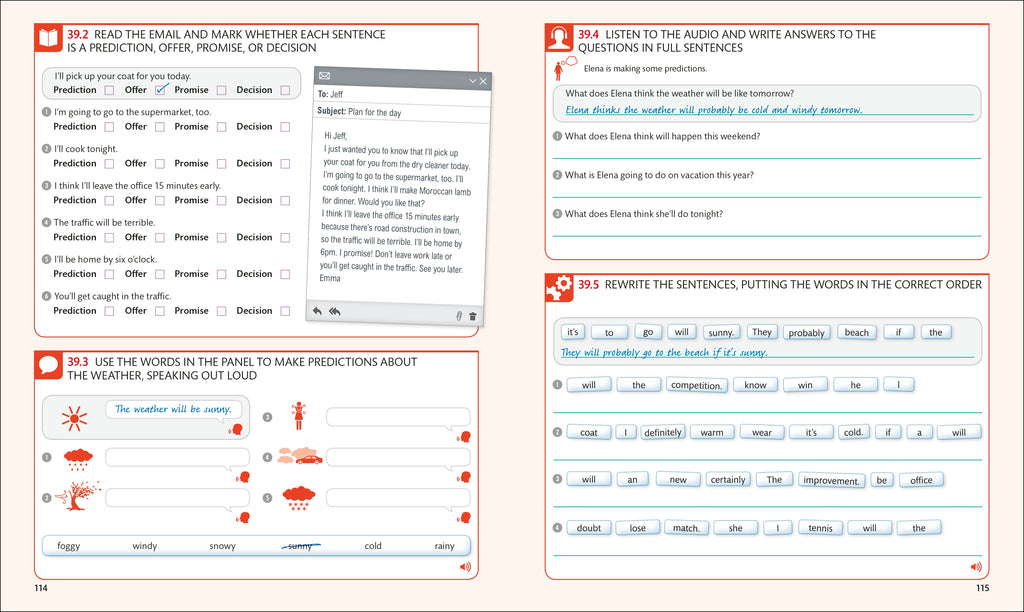 English for Everyone: Level 3: Intermediate, Practice Book