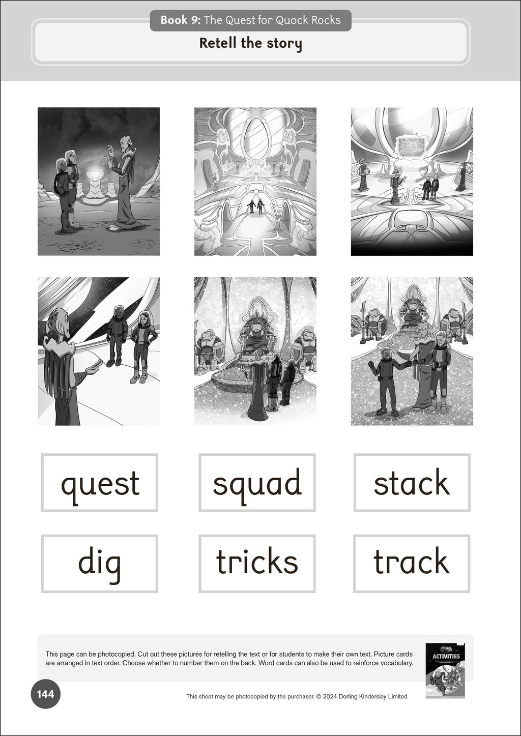 Phonic Books Mel on Mars Activities-Spread, Image, (PRHC, Design, Do, Not, Use)-5