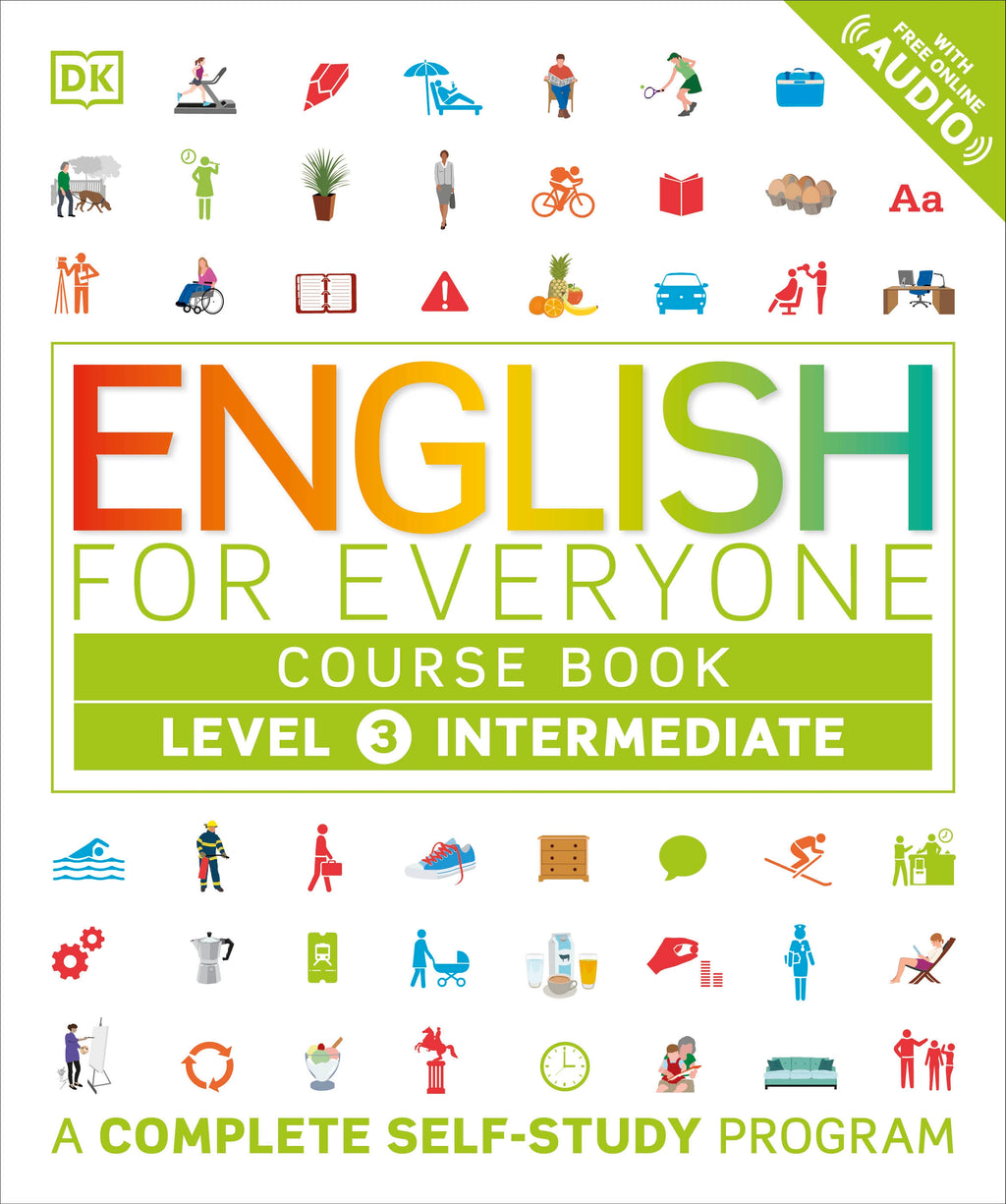 English for Everyone: Level 3: Intermediate, Course Book jacket