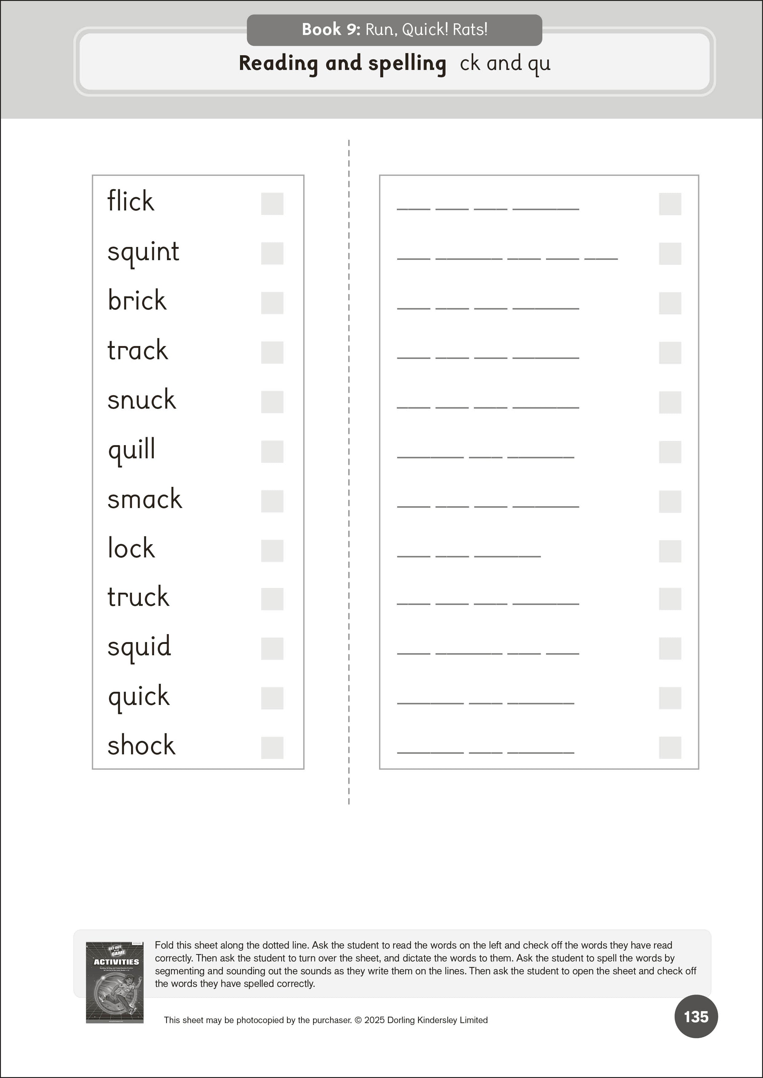 Phonic Books Get Out of the Game Activities-Spread, Image, (PRHC, Design, Do, Not, Use)-5