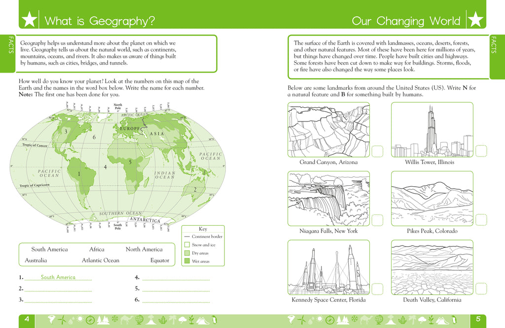 DK Workbooks: Geography, Fourth Grade