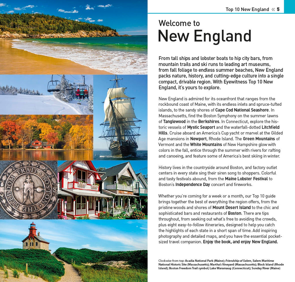 DK Top 10 New England