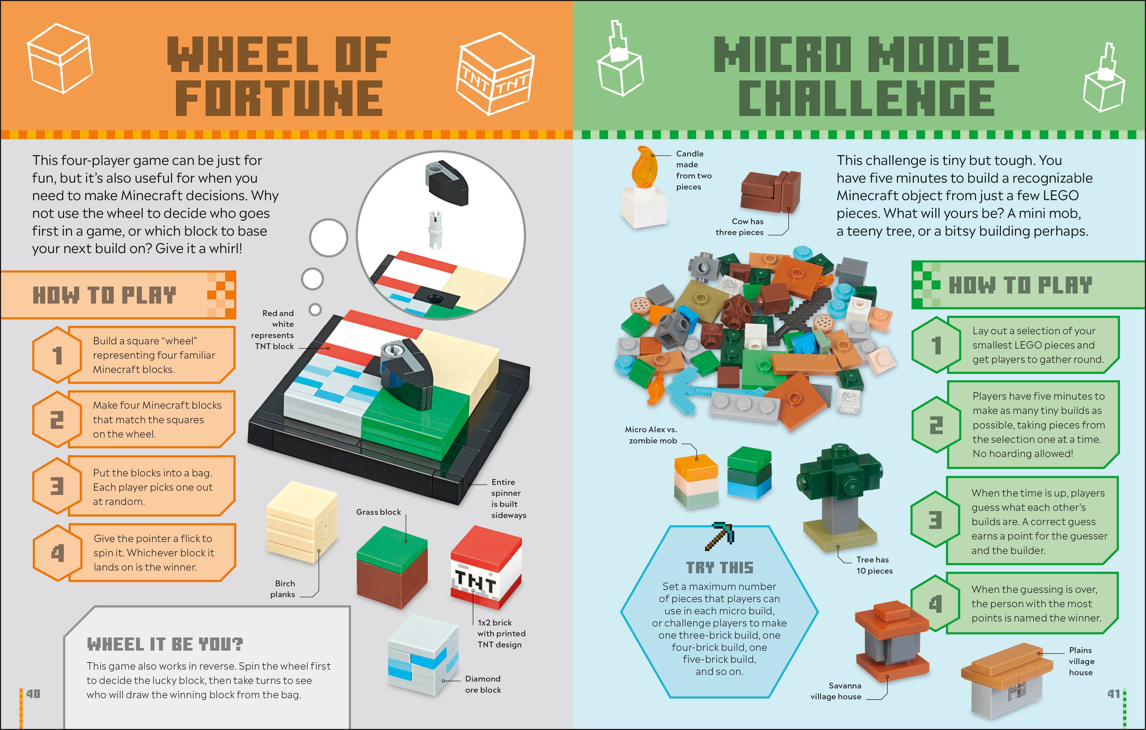 LEGO Minecraft Games Book-Spread, Image, (PRHC, Design, Do, Not, Use)-3