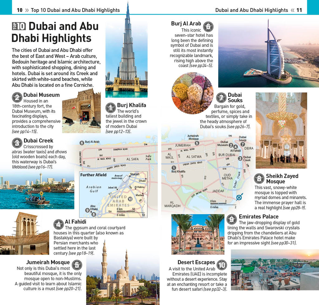 DK Top 10 Dubai and Abu Dhabi