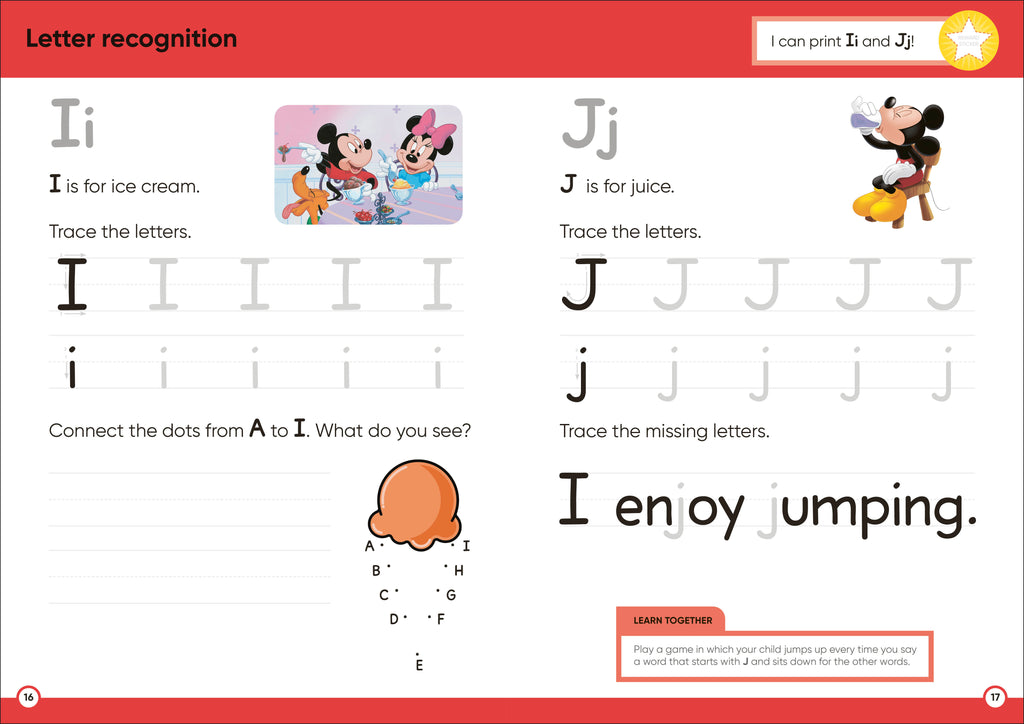 Disney Learning Big Workbook Kindergarten-Spread, Image, (PRHC, Design, Do, Not, Use)-3