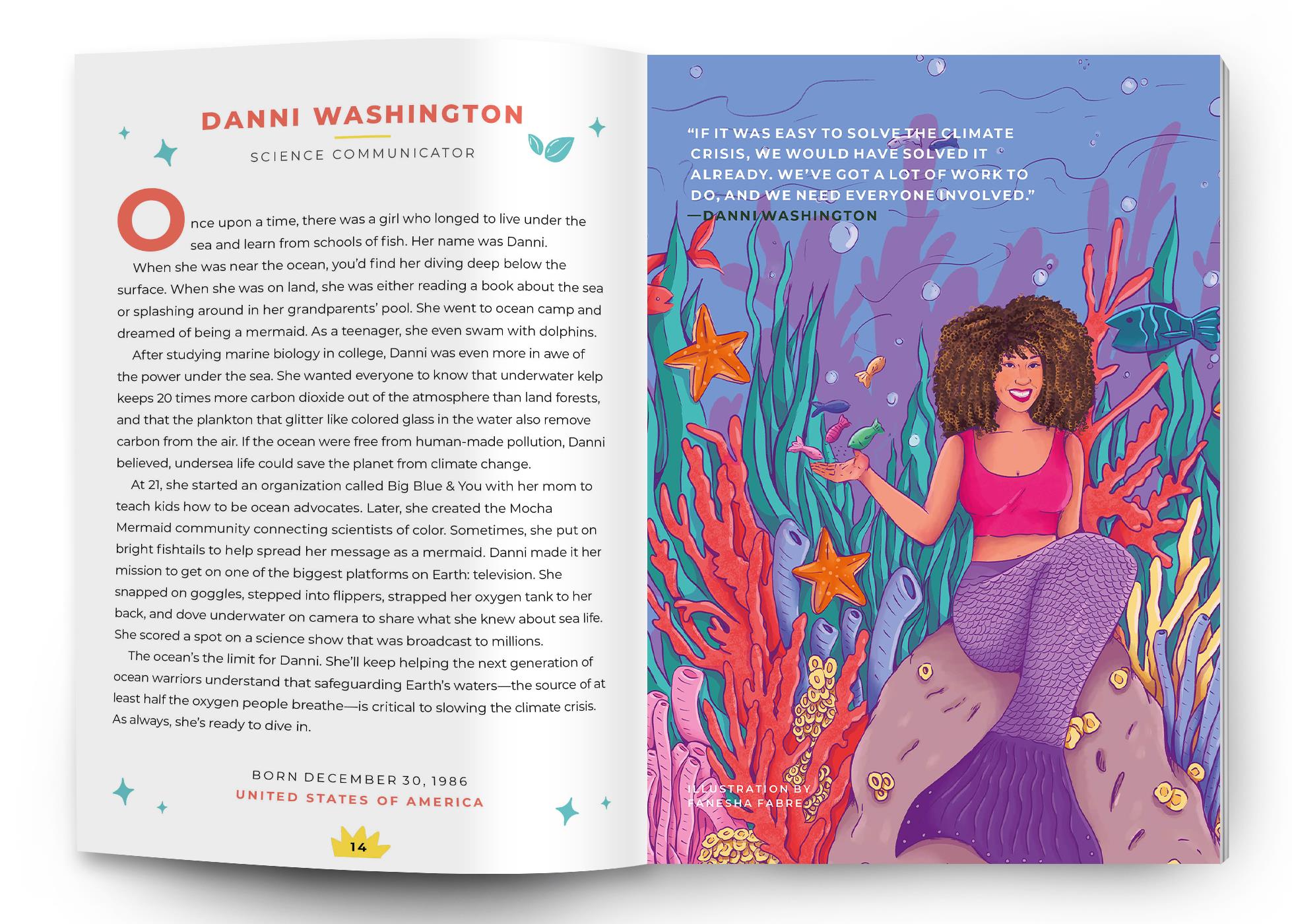 Rebel Girls Climate Warriors: 25 Tales of Women Who Protect the Earth-Spread, Image, (PRHC, Design, Do, Not, Use)-2