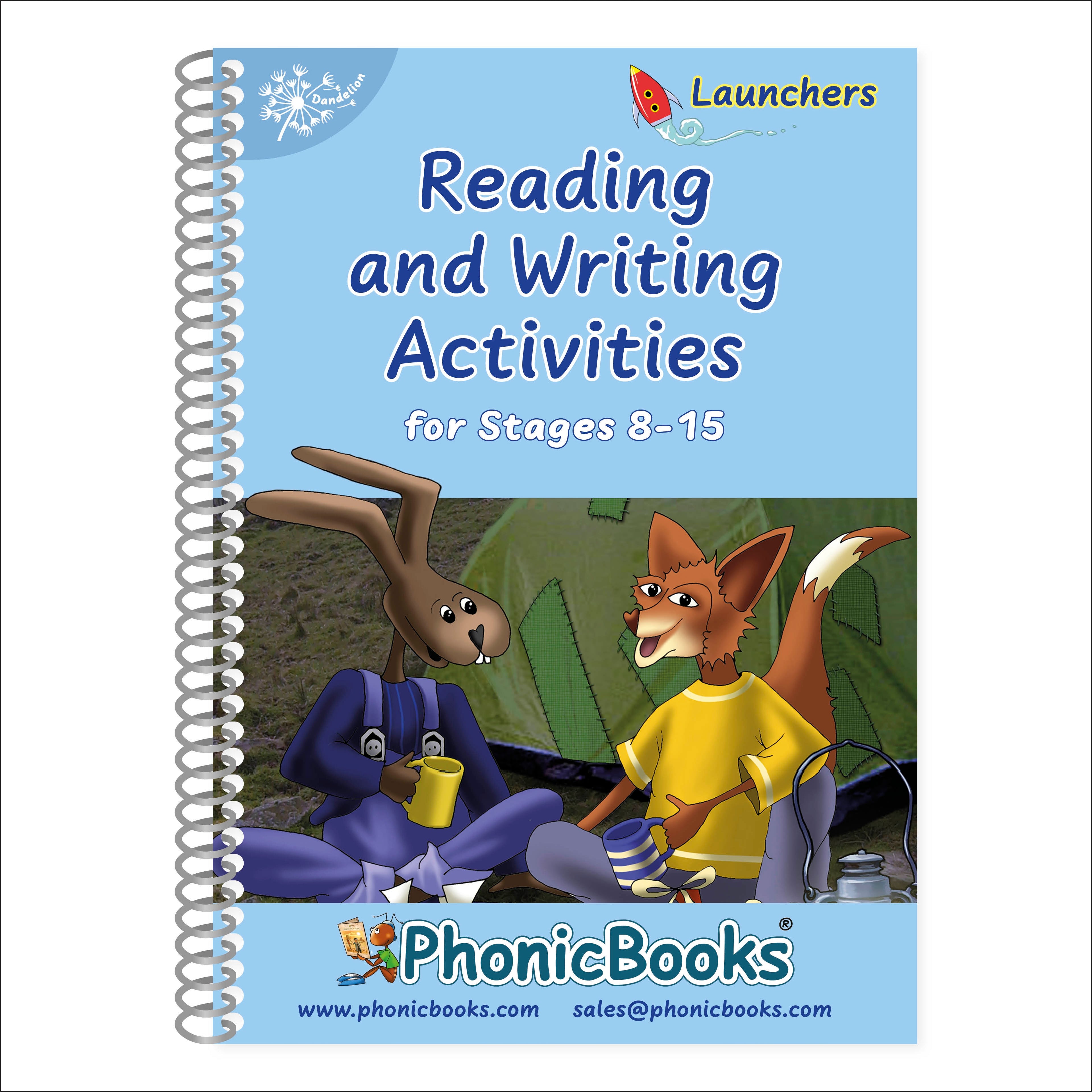 Phonic Books Dandelion Launchers Reading and Writing Activities for Stages 8-15 jacket