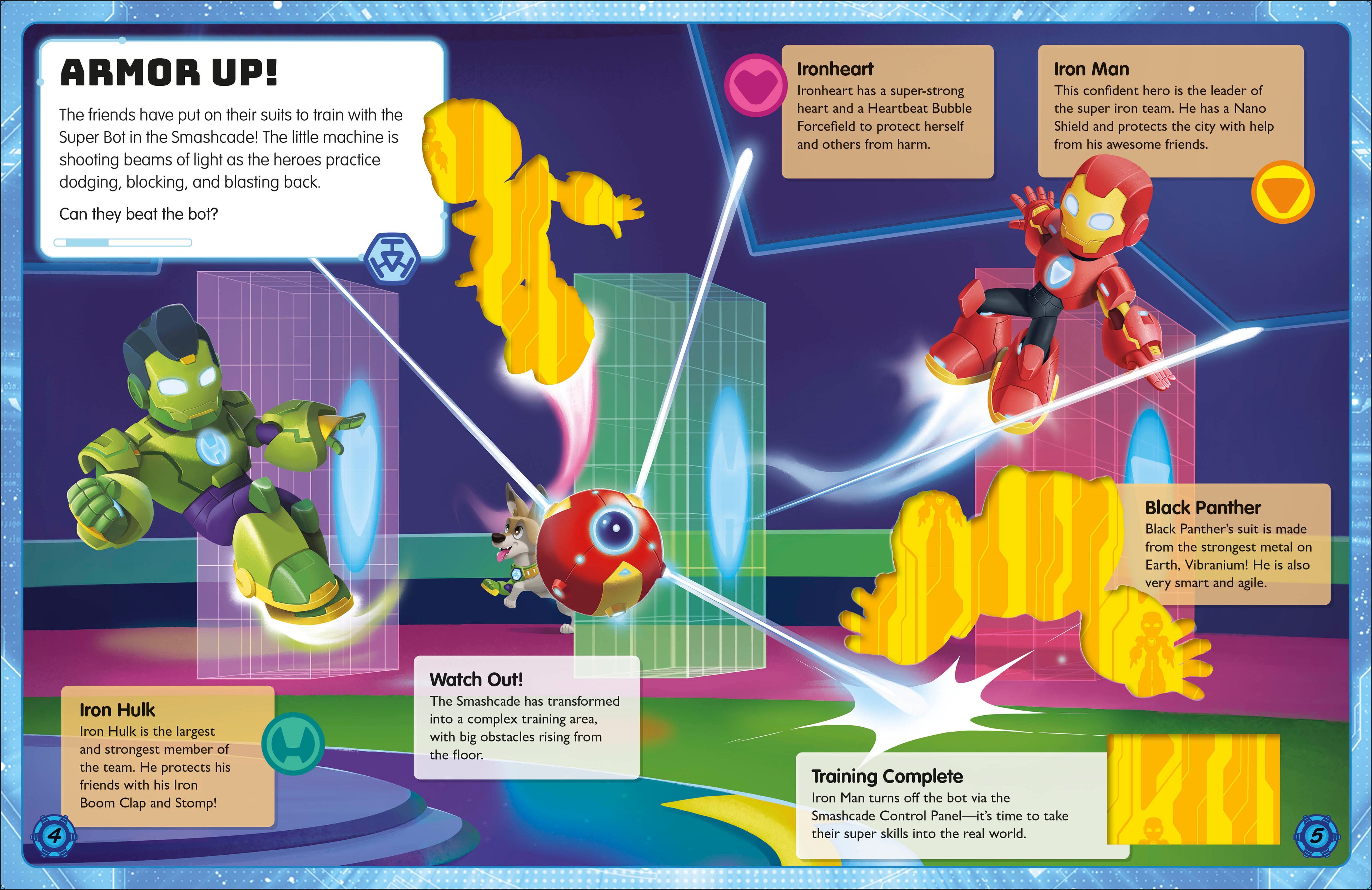 Marvel Iron Man and his Awesome Friends Ultimate Sticker Book-Spread, Image, (PRHC, Design, Do, Not, Use)-2
