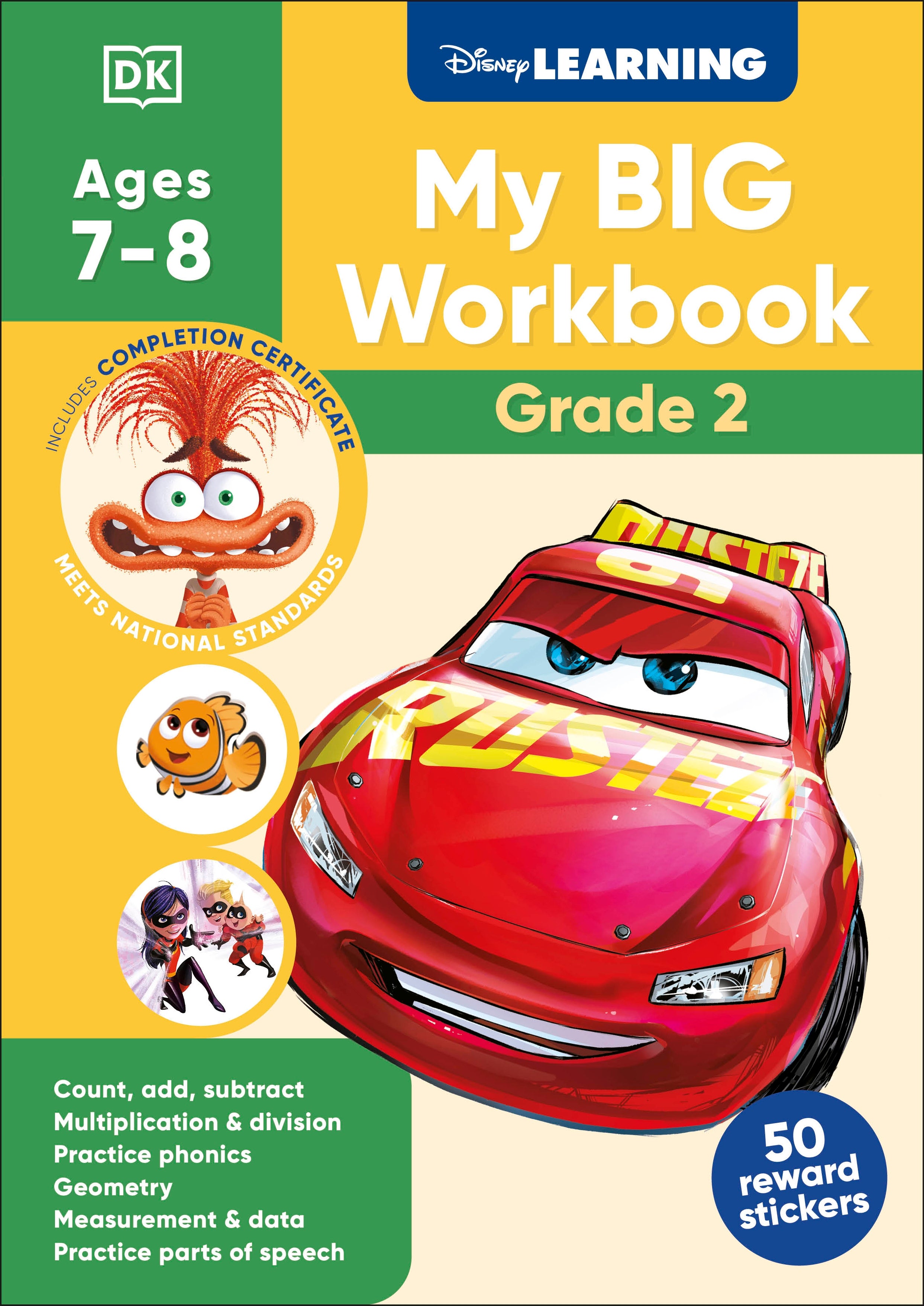 Disney Learning Big Workbook Grade 2 jacket image