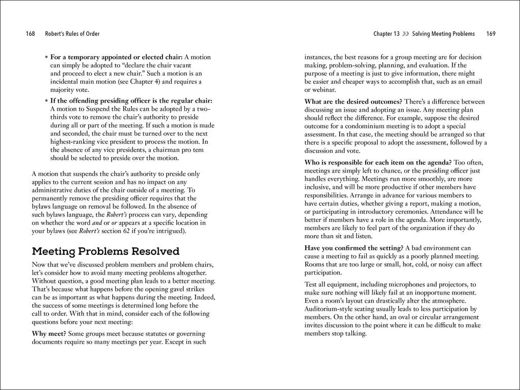 Robert's Rules of Order Fast Track-Spread, Image, (PRHC, Design, Do, Not, Use)-8