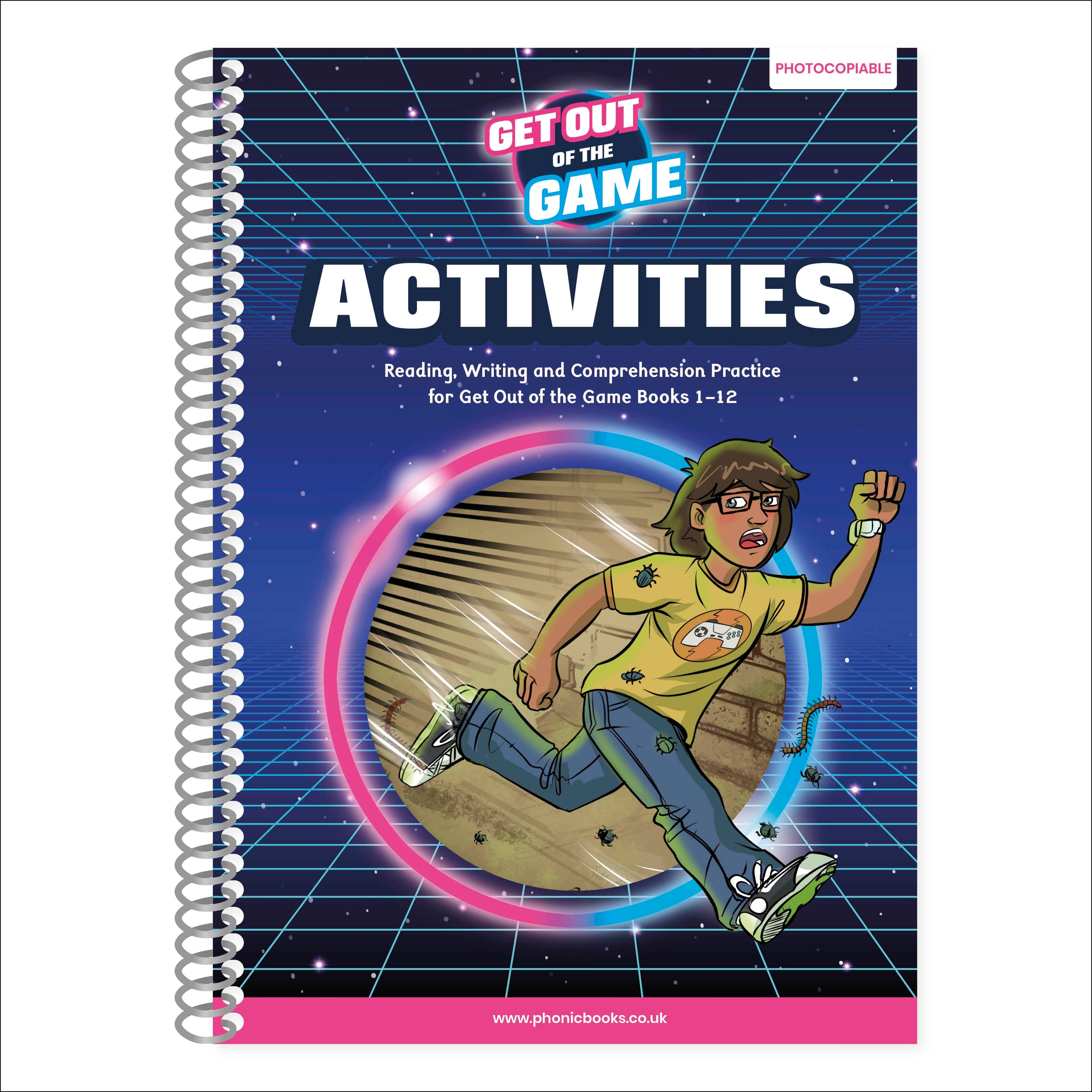 Phonic Books Get Out of the Game Activities-book cover