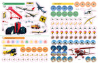 Ultimate Sticker Book: Airplanes and Other Flying Machines