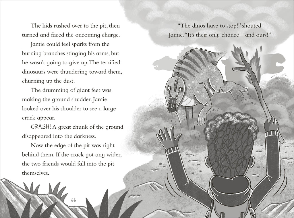 Dinosaur Club: The Edmontosaurus Stampede-Spread, Image, (PRHC, Design, Do, Not, Use)-7