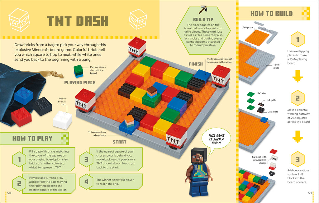 LEGO Minecraft Games Book-Spread, Image, (PRHC, Design, Do, Not, Use)-4